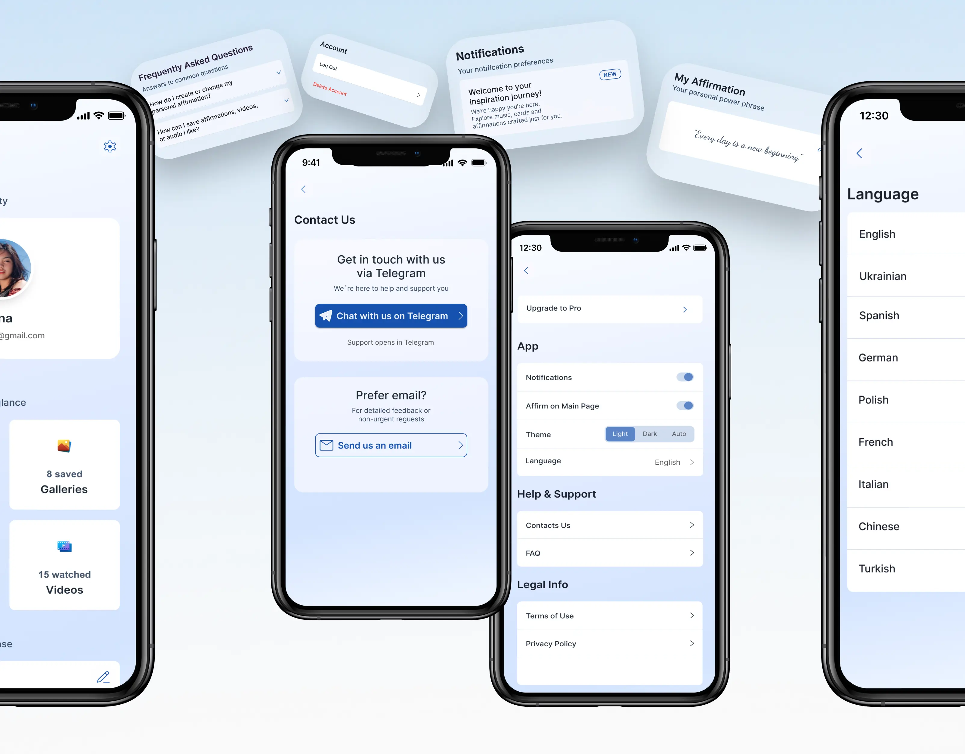 Marketing screenshot: Always Within Reach / Go Premium Anytime (trial, plans)